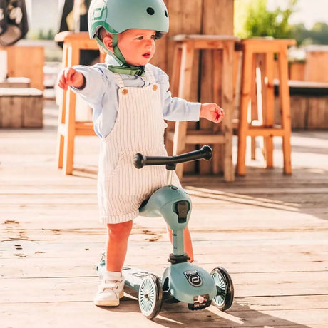 Trottinette 2-en-1 Highwaykick 1 - Bleu Acier - Jeux d'extérieur by Scoot & Ride