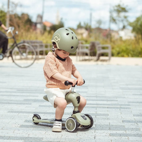 Trottinette 2-en-1 Highwaykick 1 - Olive - Jeux d'extérieur by Scoot & Ride