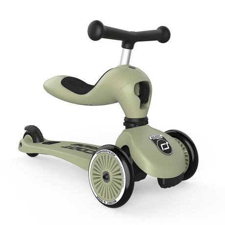 Trottinette 2-en-1 Highwaykick 1 - Olive - Jeux d'extérieur by Scoot & Ride