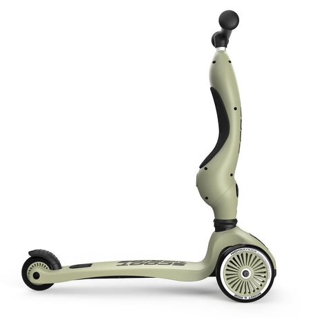 Trottinette 2-en-1 Highwaykick 1 - Olive - Jeux d'extérieur by Scoot & Ride