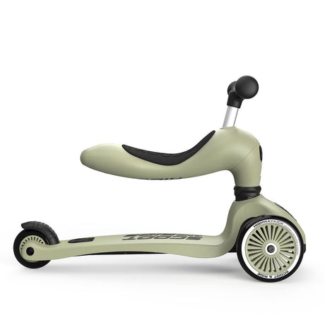 Trottinette 2-en-1 Highwaykick 1 - Olive - Jeux d'extérieur by Scoot & Ride