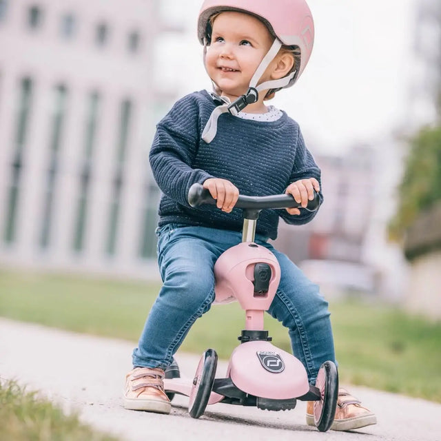 Trottinette 2-en-1 Highwaykick 1 - Rose - Jeux d'extérieur by Scoot & Ride