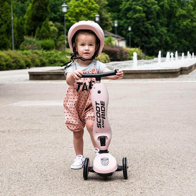 Trottinette 2-en-1 Highwaykick 1 - Rose - Jeux d'extérieur by Scoot & Ride
