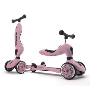 Trottinette 2-en-1 Highwaykick 1 - Rose - Jeux d'extérieur by Scoot & Ride