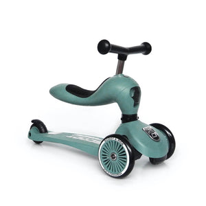 Trottinette 2-en-1 Highwaykick 1 - Vert Forêt-Scoot & Ride-Comme des Pirates