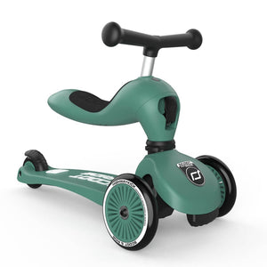Trottinette 2-en-1 Highwaykick 1 - Vert Forêt - Jeux d'extérieur by Scoot & Ride