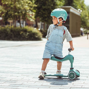 Trottinette 2-en-1 Highwaykick 1 - Vert Forêt - Jeux d'extérieur by Scoot & Ride