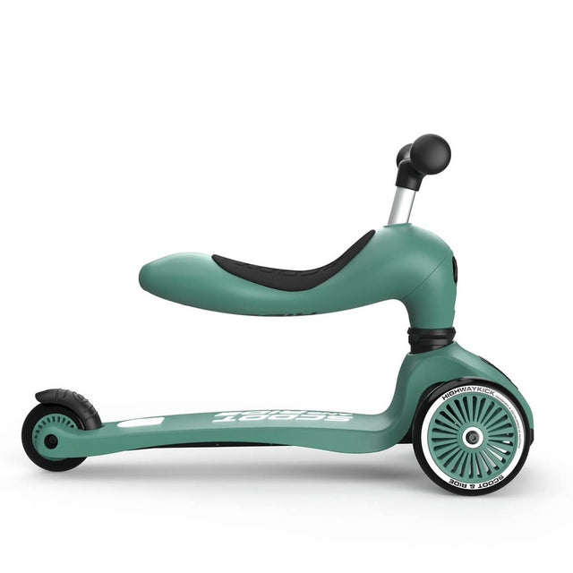 Trottinette 2-en-1 Highwaykick 1 - Vert Forêt - Jeux d'extérieur by Scoot & Ride