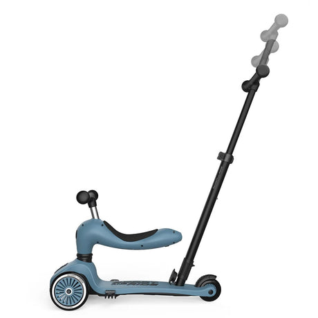 Trottinette à pousser Highwaykick 1 - Bleu Acier - Jeux d'extérieur by Scoot & Ride