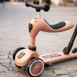 Trottinette à pousser Highwaykick 1 - Moka - Jeux d'extérieur by Scoot & Ride