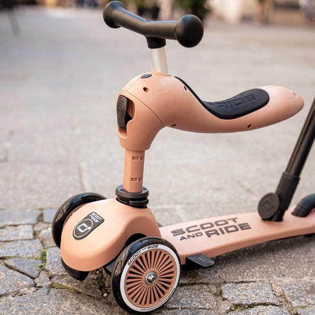 Trottinette à pousser Highwaykick 1 - Moka - Jeux d'extérieur by Scoot & Ride