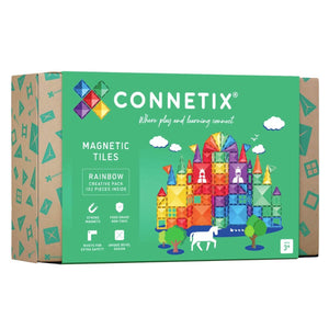 Tuiles magnétiques Arc-en-ciel Creative (102 pcs) - Jeux de construction by Connetix