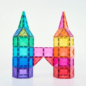 Tuiles magnétiques Bright Creative (104 pcs) - Jeux de construction by Connetix