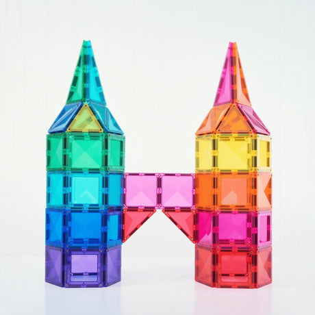 Tuiles magnétiques Bright Creative (104 pcs) - Jeux de construction by Connetix