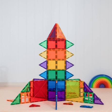 Ensemble Parcours de balle Creative Arc-en-ciel (102+66 pcs) - Jeux de construction by Connetix