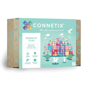 Tuiles magnétiques Pastel Creative (120 pcs)-Jeux de construction-Connetix-Comme des Pirates