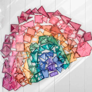 Tuiles magnétiques Pastel Mega Pack (202 pcs) - Jeux de construction by Connetix