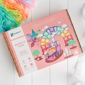 Tuiles magnétiques Connetix - Pastel Mega Pack (202 pcs)-Connetix-Comme des Pirates