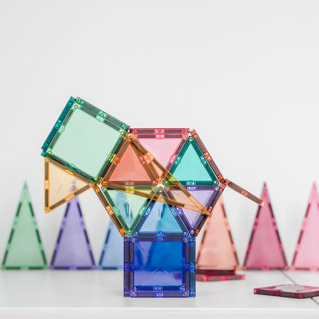 Tuiles magnétiques Pastel Mini (32 pcs) - Jeux de construction by Connetix