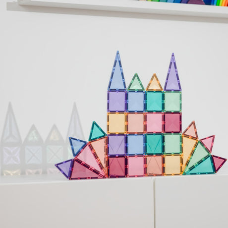 Tuiles magnétiques Pastel Mini (32 pcs) - Jeux de construction by Connetix