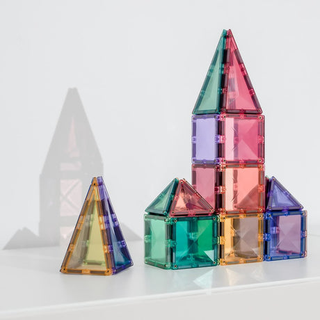 Tuiles magnétiques Pastel Mini (32 pcs) - Jeux de construction by Connetix
