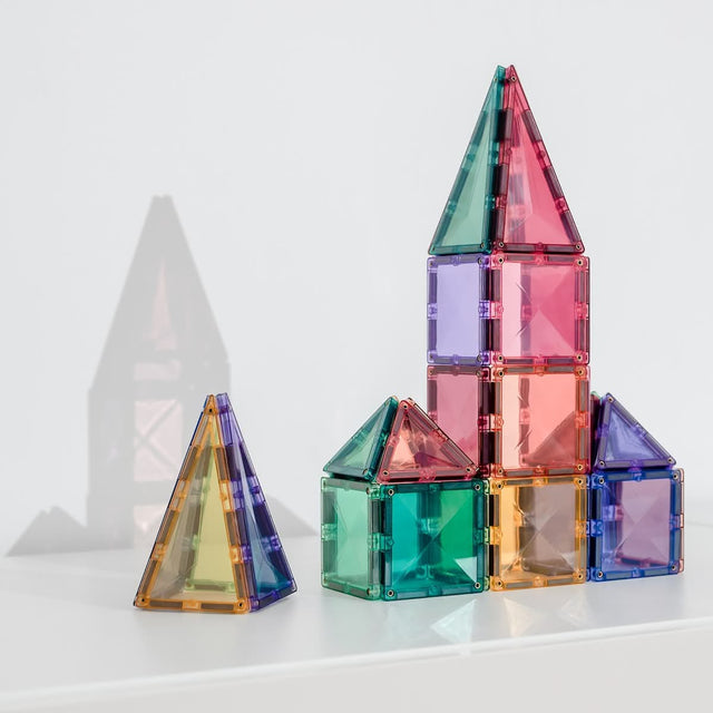 Tuiles magnétiques Pastel Mini (32 pcs) - Jeux de construction by Connetix
