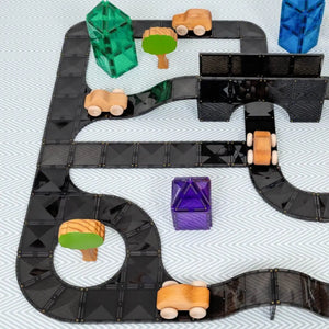Tuiles magnétiques Routes Creative (48 pcs) - Jeux de construction by Connetix