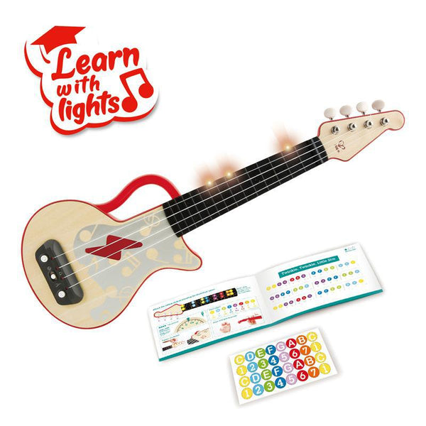 Electric ukulele with interactive learning Comme des Pirates