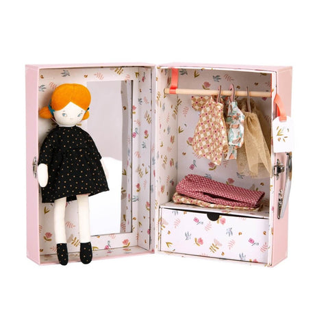 Valise garde-robe poupée Les Parisiennes - Poupées by Moulin Roty