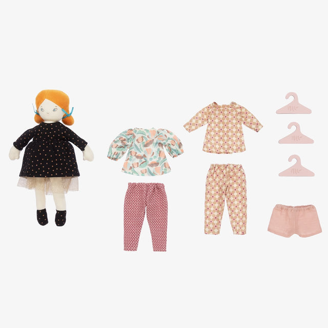 Valise garde-robe poupée Les Parisiennes - Poupées by Moulin Roty