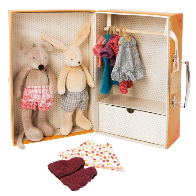 Valise la petite armoire Grande Famille - Poupées by Moulin Roty