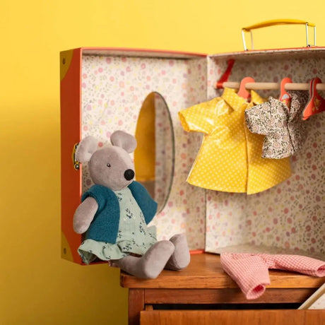 Valise petite armoire de Nini la souris - Poupées by Moulin Roty