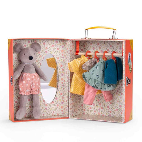 Valise petite armoire de Nini la souris - Poupées by Moulin Roty