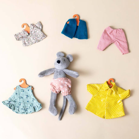 Valise petite armoire de Nini la souris - Poupées by Moulin Roty