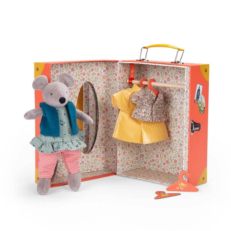 Valise petite armoire de Nini la souris - Poupées by Moulin Roty