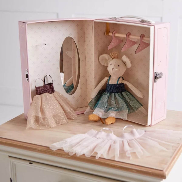 Valise souris en tutus La petite école de danse - Poupées by Moulin Roty