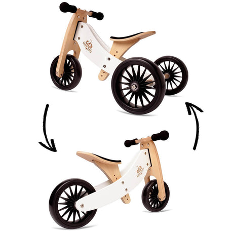 Vélo d'équilibre 2-en-1 Tiny Tot PLUS - Blanc-Jeux d'extérieur-Kinderfeets-Comme des Pirates
