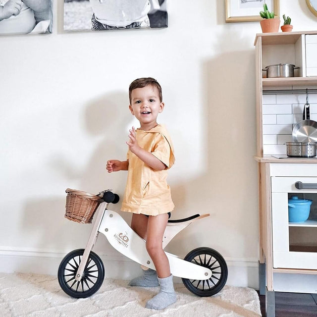 Vélo d'équilibre 2-en-1 Tiny Tot PLUS - Blanc-Jeux d'extérieur-Kinderfeets-Comme des Pirates