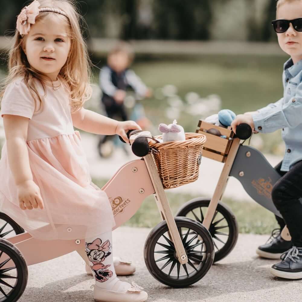 Vélo d'équilibre 2-en-1 Tiny Tot PLUS - Rose-Kinderfeets-Comme des Pirates