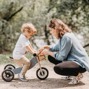 Vélo d'équilibre 2-en-1 Tiny Tot PLUS - Slate Blue-Jeux d'extérieur-Kinderfeets-Comme des Pirates