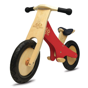 Vélo d'équilibre classique - Rouge cerise - Jeux d'extérieur by Kinderfeets