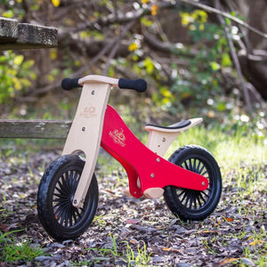 Vélo d'équilibre classique - Rouge cerise - Jeux d'extérieur by Kinderfeets