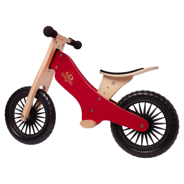 Vélo d'équilibre classique - Rouge cerise - Jeux d'extérieur by Kinderfeets