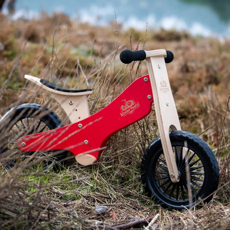 Vélo d'équilibre classique - Rouge cerise - Jeux d'extérieur by Kinderfeets