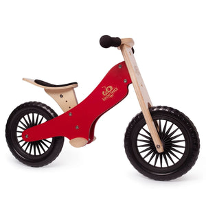 Vélo d'équilibre classique - Rouge cerise - Jeux d'extérieur by Kinderfeets