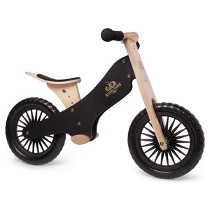 Vélo d'équilibre en bois classique - Noir-Jeux d'extérieur-Kinderfeets-Comme des Pirates