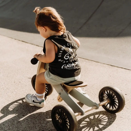Vélo d'équilibre évolutif Tiny Tot PLUS - Silver Sage - Jeux d'extérieur by Kinderfeets