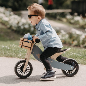 Vélo d'équilibre évolutif Tiny Tot PLUS - Slate Blue - Jeux d'extérieur by Kinderfeets