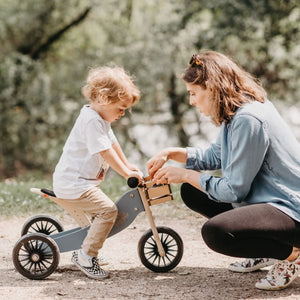 Vélo d'équilibre évolutif Tiny Tot PLUS - Slate Blue - Jeux d'extérieur by Kinderfeets