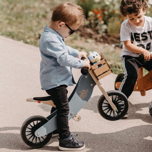 Vélo d'équilibre évolutif Tiny Tot PLUS - Slate Blue - Jeux d'extérieur by Kinderfeets